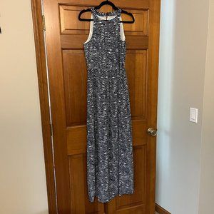 Vineyard Vines Zebra Print Maxi Dress